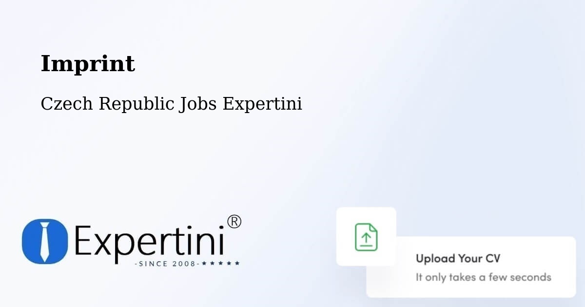 Imprint – Hustopeče - Czech Republic Jobs Expertini